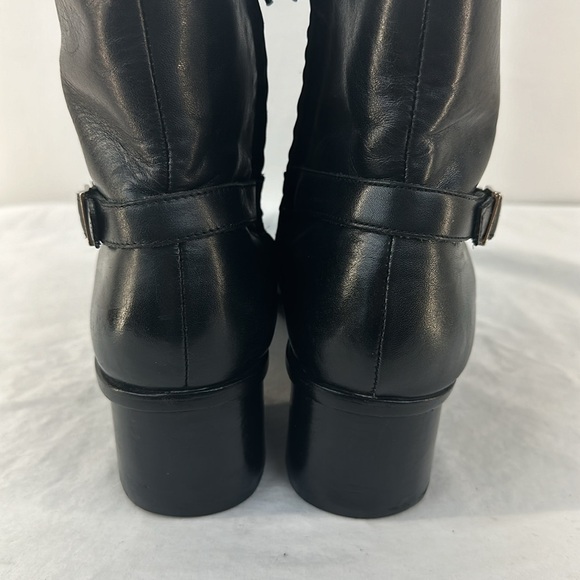 Lauren Ralph Lauren Leather Almond Toe Bootie - Picture 3 of 10